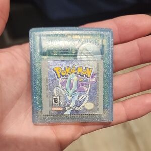 Nintendo Pokémon Crystal Version Cartridge - Translucent Blue